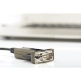 Digitus Adaptador USB tipo C™ serial, Cable negro, Negro, 1 m, DB-9, Macho, Macho, China