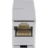 Digitus CAT 5e, clase D, acoplador modular RJ45, Embrague plateado, clase D, acoplador modular RJ45, CAT5e, Plata, China, A granel