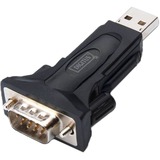 Digitus Cambiadores de género para cables, Adaptador negro, USB 2.0, RS-485, 0,8 m, Negro