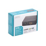 Digitus DS-46304 divisor de video HDMI 2x HDMI, Splitter HDMI negro, HDMI, 2x HDMI, 4096 x 2160 Pixeles, Negro, 36 bit, 5 V