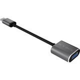 ICY BOX IB-CB010-C cable USB USB 3.2 Gen 1 (3.1 Gen 1) USB C USB A Antracita, Adaptador negro, USB C, USB A, USB 3.2 Gen 1 (3.1 Gen 1), Macho/Hembra, 5000 Mbit/s, Antracita