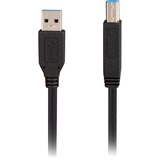 Sharkoon 3m, USB3.0-A/USB3.0-B cable USB USB 3.2 Gen 1 (3.1 Gen 1) USB A USB B Negro negro, USB3.0-A/USB3.0-B, 3 m, USB A, USB B, USB 3.2 Gen 1 (3.1 Gen 1), Macho/Macho, Negro