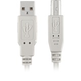 Sharkoon 4044951015290 cable USB 0,5 m USB 2.0 USB A USB B Gris gris, 0,5 m, USB A, USB B, USB 2.0, Macho/Macho, Gris