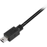 Sharkoon 4044951015566 cable USB 1 m USB 2.0 USB A Mini-USB B Negro negro, 1 m, USB A, Mini-USB B, USB 2.0, Macho/Macho, Negro