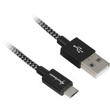 Sharkoon 4044951027002, Cable negro/Gris