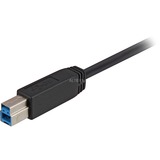 Sharkoon 5m, USB3.0-A/USB3.0-B cable USB USB 3.2 Gen 1 (3.1 Gen 1) USB A USB B Negro negro, USB3.0-A/USB3.0-B, 5 m, USB A, USB B, USB 3.2 Gen 1 (3.1 Gen 1), Macho/Macho, Negro