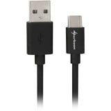 Sharkoon Cable USB 2.0, conector USB-A > conector USB-C negro