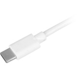 Sharkoon Cable USB 2.0, conector USB-A > conector USB-C blanco
