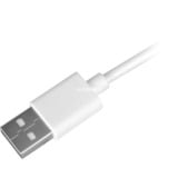 Sharkoon Cable USB 2.0, conector USB-A > conector USB-C blanco