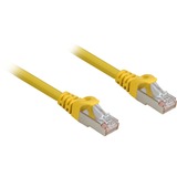 Sharkoon Cat.6a SFTP cable de red Amarillo 0,5 m Cat6a S/FTP (S-STP) amarillo, 0,5 m, Cat6a, S/FTP (S-STP), RJ-45, RJ-45