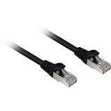 Sharkoon Cat.6a SFTP cable de red Negro 0,5 m Cat6a S/FTP (S-STP) negro, 0,5 m, Cat6a, S/FTP (S-STP), RJ-45, RJ-45