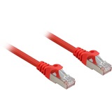 Sharkoon Cat.6a SFTP cable de red Rojo 0,25 m Cat6a S/FTP (S-STP) rojo, 0,25 m, Cat6a, S/FTP (S-STP), RJ-45, RJ-45