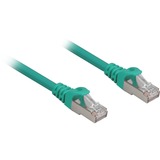 Sharkoon Cat.6a SFTP cable de red Verde 0,5 m Cat6a S/FTP (S-STP) verde, 0,5 m, Cat6a, S/FTP (S-STP), RJ-45, RJ-45