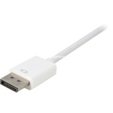 Sharkoon Convertidor DisplayPort 1.2 > DVI24+1, Cable blanco