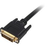 Sharkoon DVI-D/DVI-D (24+1), 1 m cable DVI Negro negro, 1 m, 1 m, DVI-D, DVI-D, Macho, Macho, Negro