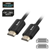 Sharkoon HDMI/HDMI 4K, 1m cable HDMI HDMI tipo A (Estándar) Negro negro, 1m, 1 m, HDMI tipo A (Estándar), HDMI tipo A (Estándar), 3D, Canal de retorno de audio (ARC), Negro