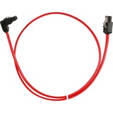 Sharkoon SATA 2 Cable with latch, 50 cm, angled cable de SATA 0,5 m Rojo rojo, 50 cm, angled, 0,5 m, SATA II, Rojo, A granel