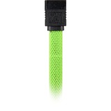 Sharkoon SATA 3 cable de SATA 0,3 m SATA 7-pin Negro verde, 0,3 m, SATA III, SATA 7-pin, SATA 7-pin, Macho/Macho, Negro