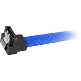 Sharkoon SATA 3 cable de SATA 0,3 m SATA 7-pin Negro, Azul azul, 0,3 m, SATA III, SATA 7-pin, SATA 7-pin, Macho/Macho, Negro, Azul