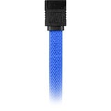 Sharkoon SATA 3 cable de SATA 0,3 m SATA 7-pin Negro, Azul azul, 0,3 m, SATA III, SATA 7-pin, SATA 7-pin, Macho/Macho, Negro, Azul