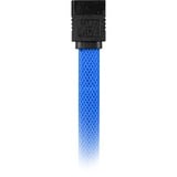 Sharkoon SATA 3 cable de SATA 0,3 m SATA 7-pin Negro, Azul azul, 0,3 m, SATA III, SATA 7-pin, SATA 7-pin, Macho/Macho, Negro, Azul