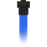 Sharkoon SATA 3 cable de SATA 0,45 m SATA 7-pin Negro, Azul azul, 0,45 m, SATA III, SATA 7-pin, SATA 7-pin, Macho/Macho, Negro, Azul