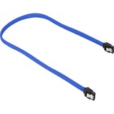 Sharkoon SATA 3 cable de SATA 0,45 m SATA 7-pin Negro, Azul azul, 0,45 m, SATA III, SATA 7-pin, SATA 7-pin, Macho/Macho, Negro, Azul