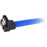 Sharkoon SATA 3 cable de SATA 0,6 m SATA 7-pin Negro, Azul azul, 0,6 m, SATA III, SATA 7-pin, SATA 7-pin, Macho/Macho, Negro, Azul