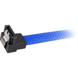 Sharkoon SATA 3 cable de SATA 0,6 m SATA 7-pin Negro, Azul azul, 0,6 m, SATA III, SATA 7-pin, SATA 7-pin, Macho/Macho, Negro, Azul