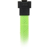 Sharkoon SATA 3 cable de SATA 0,6 m SATA 7-pin Negro, Verde verde, 0,6 m, SATA III, SATA 7-pin, SATA 7-pin, Macho/Macho, Negro, Verde