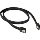 Sharkoon Sata 3 cable de SATA 1 m SATA 7-pin Negro negro, 1 m, SATA III, SATA 7-pin, SATA 7-pin, Macho/Macho, Negro