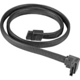 SilverStone CP08 cable de SATA 0,5 m Negro negro, 0,5 m, SATA I, Macho/Macho, Negro, Minorista