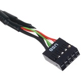 SilverStone G11303050-RT cable USB Negro, Adaptador negro, Negro