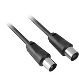 goobay 11564 cable coaxial 10 m Negro negro, 10 m, Coaxial, Coaxial, Negro, A granel