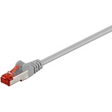 goobay 50891 cable de red Gris 10 m Cat6 S/FTP (S-STP) gris, 10 m, Cat6, S/FTP (S-STP), RJ-45, RJ-45