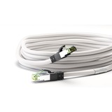goobay 55123 cable de red Blanco 0,5 m Cat8.1 S/FTP (S-STP) blanco, 0,5 m, Cat8.1, S/FTP (S-STP), RJ-45, RJ-45