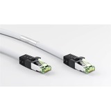 goobay 55124 cable de red Blanco 1 m Cat8.1 S/FTP (S-STP) blanco, 1 m, Cat8.1, S/FTP (S-STP), RJ-45, RJ-45