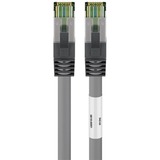 goobay 55138 cable de red Gris 3 m Cat8.1 S/FTP (S-STP) gris, 3 m, Cat8.1, S/FTP (S-STP), RJ-45, RJ-45