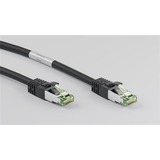 goobay 66719 cable de red Negro 0,25 m Cat8.1 S/FTP (S-STP) negro, 0,25 m, Cat8.1, S/FTP (S-STP), RJ-45, RJ-45