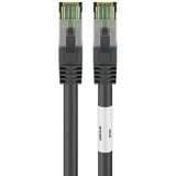 goobay 66720 cable de red Negro 0,5 m Cat8.1 S/FTP (S-STP) negro, 0,5 m, Cat8.1, S/FTP (S-STP), RJ-45, RJ-45