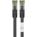 goobay 66721 cable de red Negro 1 m Cat8.1 S/FTP (S-STP) negro, 1 m, Cat8.1, S/FTP (S-STP), RJ-45, RJ-45
