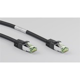 goobay 66721 cable de red Negro 1 m Cat8.1 S/FTP (S-STP) negro, 1 m, Cat8.1, S/FTP (S-STP), RJ-45, RJ-45