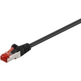 goobay 68693 cable de red Negro 1 m Cat6 S/FTP (S-STP) negro, 1 m, Cat6, S/FTP (S-STP), RJ-45, RJ-45