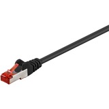 goobay 68693 cable de red Negro 1 m Cat6 S/FTP (S-STP) negro, 1 m, Cat6, S/FTP (S-STP), RJ-45, RJ-45