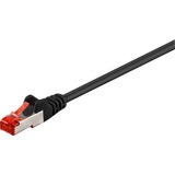 goobay 68701 cable de red Negro 50 m Cat6 S/FTP (S-STP) negro, 50 m, Cat6, S/FTP (S-STP), RJ-45, RJ-45