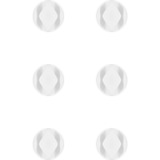 goobay 70364 organizador de cables Escritorio/pared Soporte para cables Blanco 6 pieza(s), Guía para cable blanco, Soporte para cables, Escritorio/pared, Blanco
