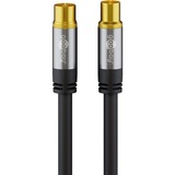 goobay 70367 cable coaxial 2 m Negro negro, 2 m, Negro