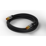 goobay 70384 cable coaxial 5 m Negro negro, 5 m, Coaxial, Coaxial, Negro