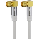 goobay 70483 cable coaxial 2 m F blanco, 2 m, F, F