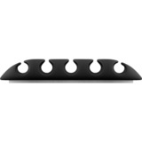 goobay 70683 organizador de cables Escritorio/pared Clip para cable Negro 5 pieza(s), Guía para cable negro, Clip para cable, Escritorio/pared, Negro